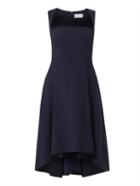 Osman Square-neck Pleated Dress