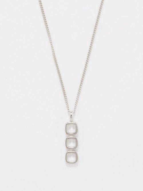 Tom Wood - Crystal & Sterling-silver Necklace - Mens - Silver