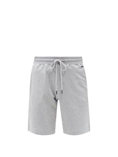 Mens Basics Hanro - Leisure Drawstring Jersey Shorts - Mens - Grey