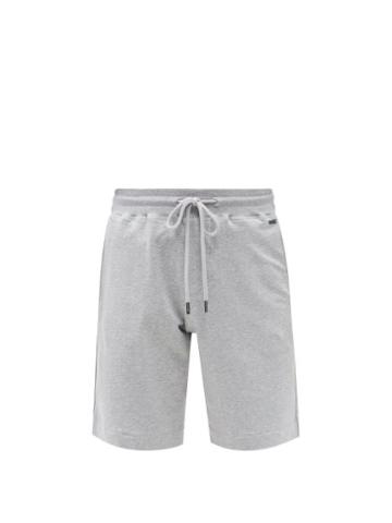 Mens Basics Hanro - Leisure Drawstring Jersey Shorts - Mens - Grey