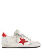 Matchesfashion.com Golden Goose - Ball Star Leather Trainers - Mens - White Multi