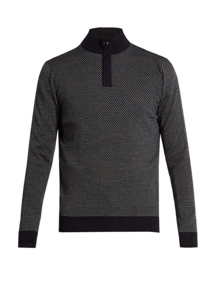 Ermenegildo Zegna Zip-front Wool Sweater