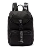 Matchesfashion.com Givenchy - Light 3 Leather Trimmed Nylon Backpack - Mens - Black White