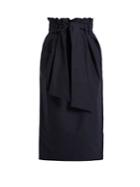 Gabriela Hearst Jordan Paperbag-waist Cotton Skirt