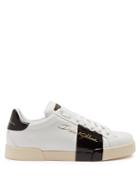 Dolce & Gabbana Low-top Varnished Leather Trainers