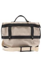 Matchesfashion.com Paravel - Weekender Canvas And Leather Holdall - Mens - Black Beige