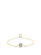 Matchesfashion.com Anissa Kermiche - March Diamond, Aquamarine & Gold Chain Bracelet - Womens - Light Blue