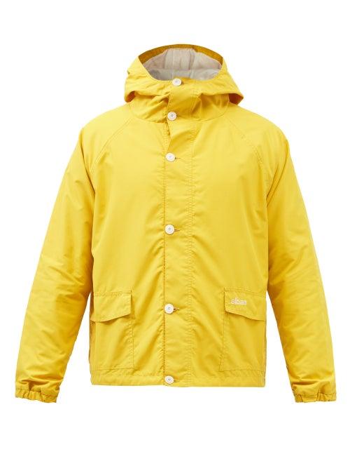 Albam - Fisherman Drawstring Technical-shell Jacket - Mens - Yellow