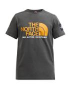 Matchesfashion.com The North Face - Logo-print Cotton-jersey T-shirt - Mens - Grey