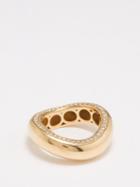 Rainbow K - Illusion Diamond & 18kt Gold Ring - Womens - Gold Multi