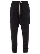 Matchesfashion.com Rick Owens Drkshdw - Creatch Cotton-jersey Cargo Trousers - Mens - Black