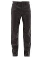 Matchesfashion.com Sfr - Sin Faux-leather Trousers - Mens - Black