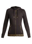 Versace Logo-jacquard Zip-through Performance Jacket