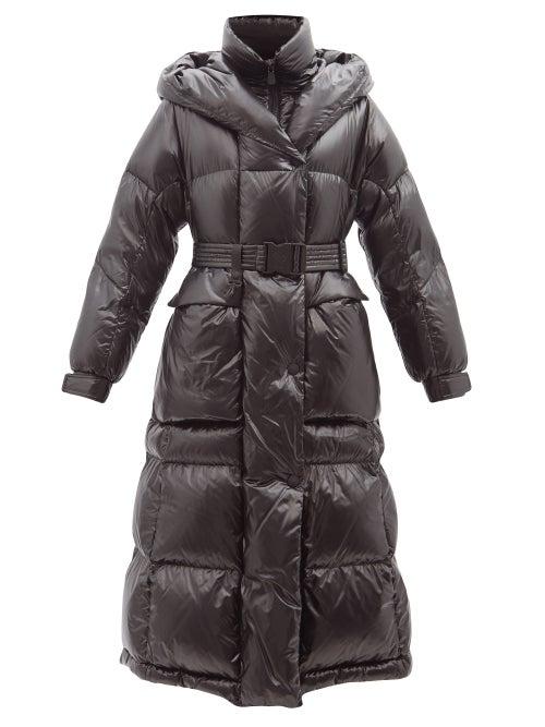 Moncler Grenoble - Combovin Hooded Quilted Down Coat - Womens - Black