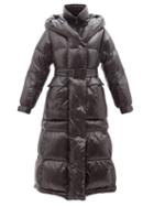 Moncler Grenoble - Combovin Hooded Quilted Down Coat - Womens - Black