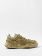 Mihara Yasuhiro - Wayne Original Sole Canvas Trainers - Mens - White Brown