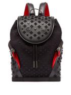 Matchesfashion.com Christian Louboutin - Explorafunk Studded Leather Backpack - Mens - Black