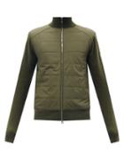 Belstaff - New Kelby Quilted-shell And Wool Cardigan - Mens - Khaki