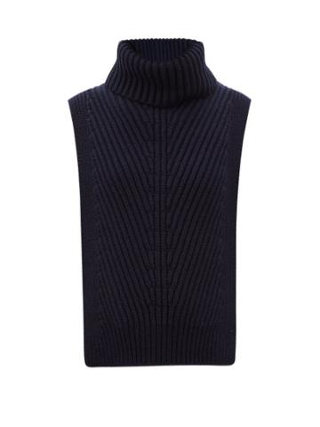 The Row - Aso Ribbed-knit Cashmere Sleeveless Sweater - Womens - Dark Navy