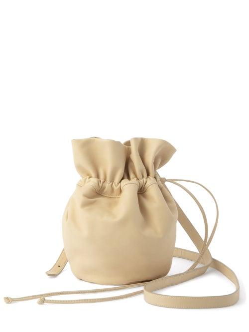 Lemaire - Glove Purse Mini Leather Cross-body Bag - Womens - Beige