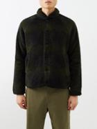 Ymc - Beach Check Fleece Jacket - Mens - Khaki Multi