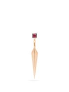 Matchesfashion.com Mukhi Sisters - Ruby & 18kt Rose-gold Single Earring - Womens - Rose Gold