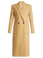 Matchesfashion.com Givenchy - Double Breasted Wool Coat - Womens - Light Brown