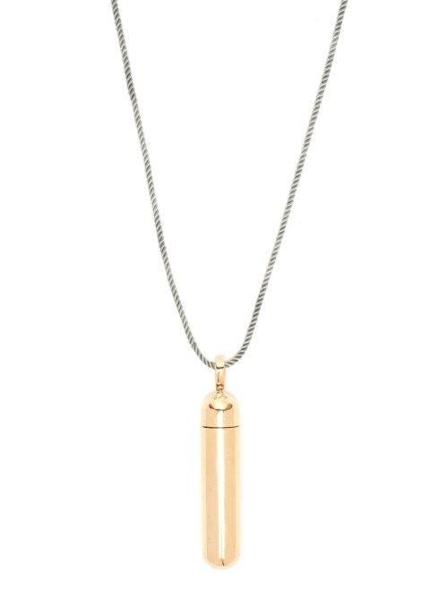 Matchesfashion.com Luis Morais - Pillyn Gold Pendant Necklace - Mens - Gold
