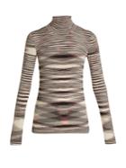 Missoni Intarsia-knit Roll-neck Wool Sweater
