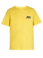 Matchesfashion.com A.p.c. - Sid Logo Print Cotton T Shirt - Mens - Yellow