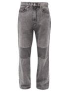 Matchesfashion.com Our Legacy - Extended Third Cut Washed Wide-leg Jeans - Mens - Grey