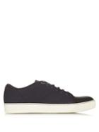 Lanvin Grained-leather Low-top Trainers