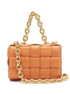 Matchesfashion.com Bottega Veneta - The Chain Cassette Intrecciato Padded Leather Bag - Womens - Tan