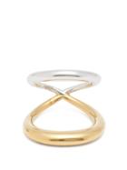 Matchesfashion.com Charlotte Chesnais - Surma 18kt Gold Vermeil And Sterling Silver Ring - Womens - Gold