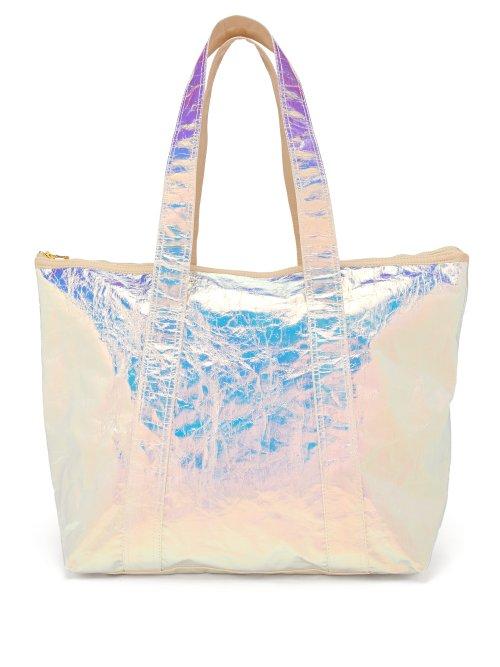 Matchesfashion.com Sies Marjan - Vada Iridescent Tote - Womens - Silver