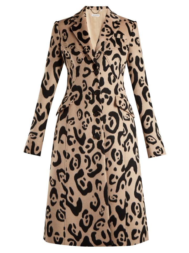 Altuzarra Driss Leopard-print Wool Coat