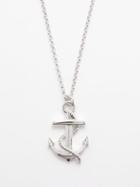 Mateo - Anchor Sterling-silver Necklace - Mens - Silver