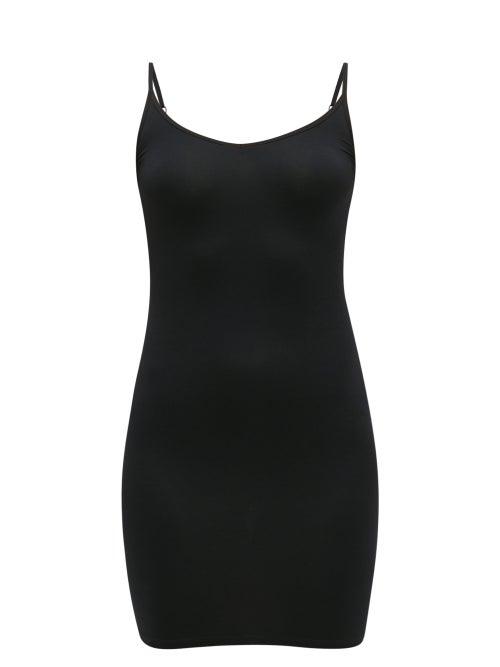 Ladies Lingerie About - Modal-blend Slip Dress - Womens - Black