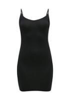Ladies Lingerie About - Modal-blend Slip Dress - Womens - Black