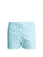 Frescobol Carioca Sports Triangulos-print Swim Shorts