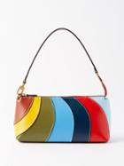 Staud - Riviera Kaia Patchwork Leather Shoulder Bag - Womens - Multi