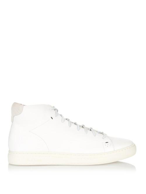 Paul Smith Angeles Leather High-top Trainers