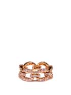 Ladies Fine Jewellery Nadine Aysoy - Catena Sapphire & 18kt Rose-gold Ring - Womens - Pink Multi