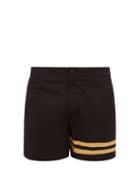 Matchesfashion.com Everest Isles - Diver Swim Shorts - Mens - Black Gold