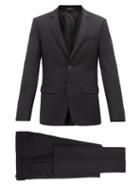 Matchesfashion.com Givenchy - Single-breasted Slim-fit Wool-blend Suit - Mens - Black