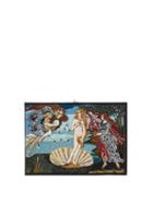 Matchesfashion.com Olympia Le-tan - Venus Embroidered Box Clutch - Womens - Black Multi
