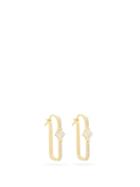 Ladies Fine Jewellery Raphaele Canot - Diamond & 18kt Gold Hoop Earrings - Womens - Yellow Gold