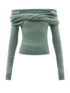 Jacquemus - La Maille Ascua Mohair-blend Sweater - Womens - Green