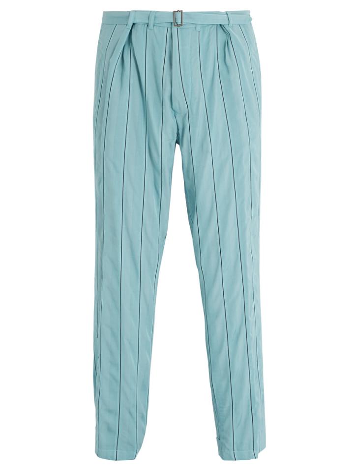 Haider Ackermann Striped Tapered-leg Trousers