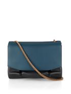 Nina Ricci Le March Bi-colour Leather Shoulder Bag